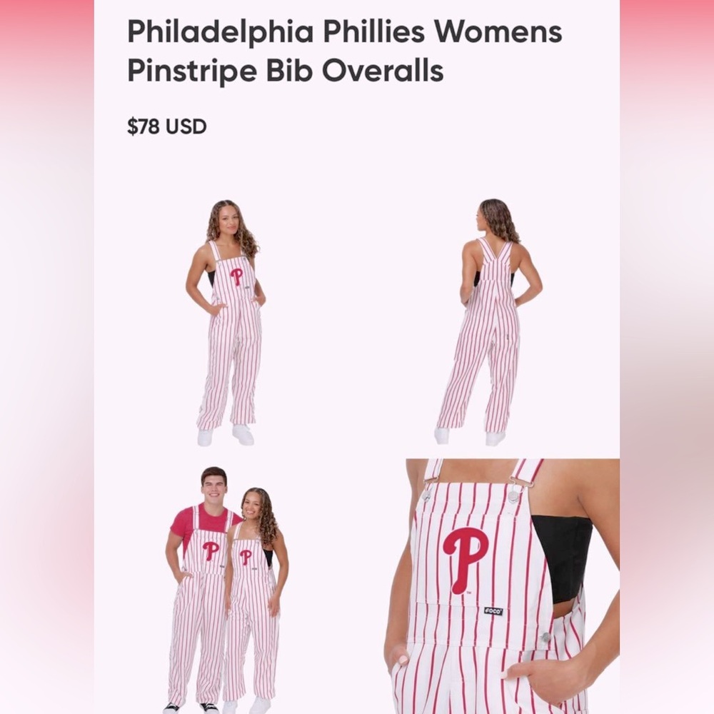 Philadelphia Phillies Overalls